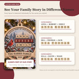 Personalized Memorial Family Wood Ornament - Custom Keepsake - image 2