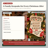 Personalized Cousin Crew Wood Ornament - Custom Keepsake - image 8