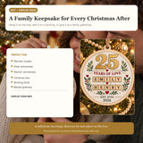Personalized Anniversary Milestone Wood Ornament - Custom Keepsake - image 8