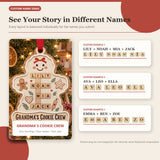 Personalized Grandmas Cookie Crew Wood Ornament - Custom Keepsake - image 2