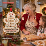 Personalized Grandmas Cookie Crew Wood Ornament - Custom Keepsake - image 4