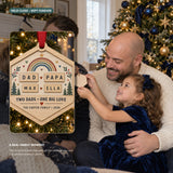 Personalized Two Dads Family Wood Ornament - Custom Keepsake - image 4
