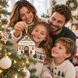 Personalized Family Of Four House Wood Ornament - Custom Keepsake - image 3