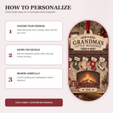 Personalized Grandmas Little Blessings Wood Ornament - Custom Keepsake - image 6