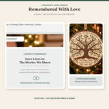 Personalized Family Tree Remembrance Wood Ornament - Custom Keepsake - image 3