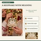 Personalized Wedding Bells Wood Ornament - Custom Keepsake - image 8