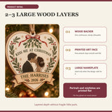 Personalized Mistletoe Kiss Wood Ornament - Custom Keepsake - image 4