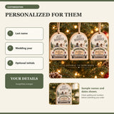 Personalized Just Married Car Wood Ornament - Custom Keepsake - image 5