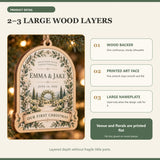 Personalized Wedding Invitation Wood Ornament - Custom Keepsake - image 4
