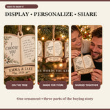 Personalized Handwritten Vows Wood Ornament - Custom Keepsake - image 7