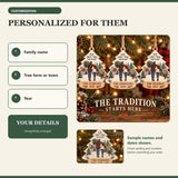 Personalized First Christmas Tree Wood Ornament - Custom Keepsake - image 5