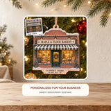 Personalized Bakery Anniversary Wood Ornament - Custom Keepsake - image 2