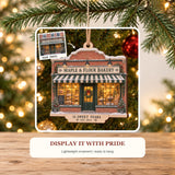 Personalized Bakery Anniversary Wood Ornament - Custom Keepsake - image 6