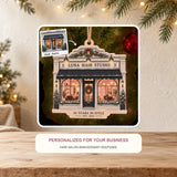 Personalized Hair Salon Anniversary Wood Ornament - Custom Keepsake - image 2