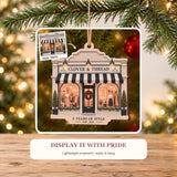 Personalized Boutique Anniversary Wood Ornament - Custom Keepsake - image 6