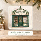 Personalized Apothecary Anniversary Photo Window Wood Ornament - Custom Keepsake - image 2