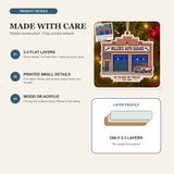 Personalized Auto Repair Anniversary Storefront Wood Ornament - Custom Keepsake - image 4