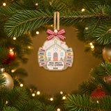 Personalized Schoolhouse Pastel Preschool Acrylic Ornament - Custom Names Keepsake - image 3
