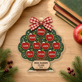 Personalized Apple Tree Classroom Acrylic Ornament - Custom Names Keepsake - image 1