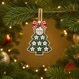 Personalized Grandma Christmas Tree Acrylic Ornament - Custom Names Keepsake - image 3