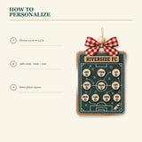 Personalized Soccer Tactics Board Acrylic Ornament - Custom Names Keepsake - image 10