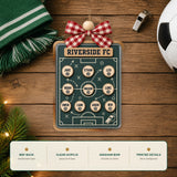 Personalized Soccer Tactics Board Acrylic Ornament - Custom Names Keepsake - image 6