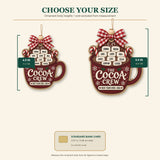 Personalized Team Hot Cocoa Acrylic Ornament - Custom Names Keepsake - image 9