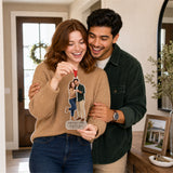 Personalized First Home Together Photo Acrylic Ornament - Custom Couple Keepsake - image 2