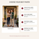 Personalized First Home Together Photo Acrylic Ornament - Custom Couple Keepsake - image 8