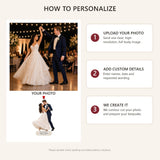 Personalized Wedding Dance Moment Photo Acrylic Ornament - Custom Couple Keepsake - image 6