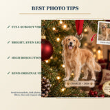 Personalized Custom Dog Photo Acrylic Ornament - Custom Photo Keepsake - image 6