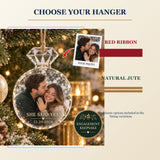 Personalized Engagement Acrylic Ornament - Custom Photo Keepsake - image 8