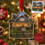 Personalized First Home Acrylic Ornament - Custom Photo Keepsake - image 1