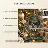 Personalized Pregnancy Announcement Acrylic Ornament - Custom Photo Keepsake - image 6