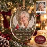 Personalized Memorial Loved One Acrylic Ornament - Custom Photo Keepsake - image 1