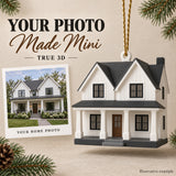 Personalized Modern Farmhouse 3D Ornament - Custom Christmas Keepsake - image 1