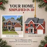 Personalized Brick Traditional 3D Ornament - Custom Christmas Keepsake - image 4