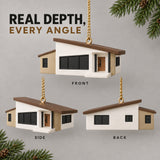 Personalized Mid Century Modern 3D Ornament - Custom Christmas Keepsake - image 10