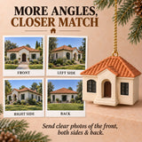 Personalized Spanish Mediterranean 3D Ornament - Custom Christmas Keepsake - image 2