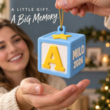 Personalized Baby's First Christmas ABC Block 3D Ornament - Custom Christmas Keepsake - image 8