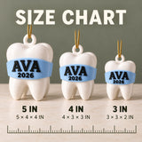 Personalized Baby's First Tooth No Face 3D Ornament - Custom Christmas Keepsake - image 5