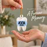 Personalized Baby's First Tooth No Face 3D Ornament - Custom Christmas Keepsake - image 8