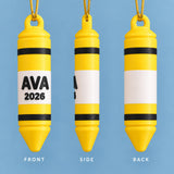 Personalized Crayon 3D Ornament - Custom Christmas Keepsake - image 2