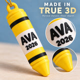 Personalized Crayon 3D Ornament - Custom Christmas Keepsake - image 4