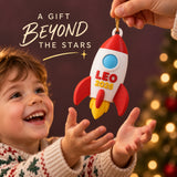 Personalized Rocket 3D Ornament - Custom Christmas Keepsake - image 8