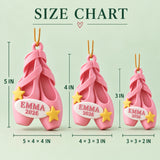 Personalized Ballet Shoes 3D Ornament - Custom Christmas Keepsake - image 5