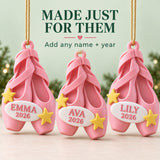Personalized Ballet Shoes 3D Ornament - Custom Christmas Keepsake - image 6