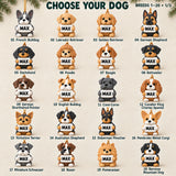 Personalized Dog Name Plaque 3D Ornament - Custom Pet Christmas Keepsake - image 2