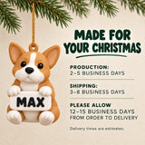Personalized Dog Name Plaque 3D Ornament - Custom Pet Christmas Keepsake - image 9