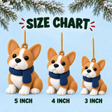 Personalized Winter Scarf Dogs 3D Ornament - Custom Christmas Keepsake - image 5